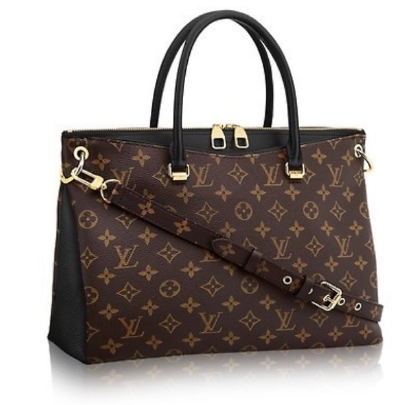 Louis Vuitton Handbags - Louis Vuitton Monogram Black Canvas Pallas MM Bag